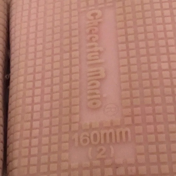 Cheerful Mario Pink Striped Bootie Slippers. Indoor/Outdoor. - Picture 5 of 6